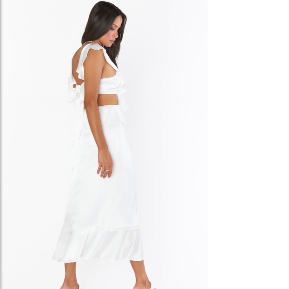Show Me Your Mumu Zoey Midi Dress- white - Picture 2 of 5